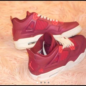 Pink & purple jordans